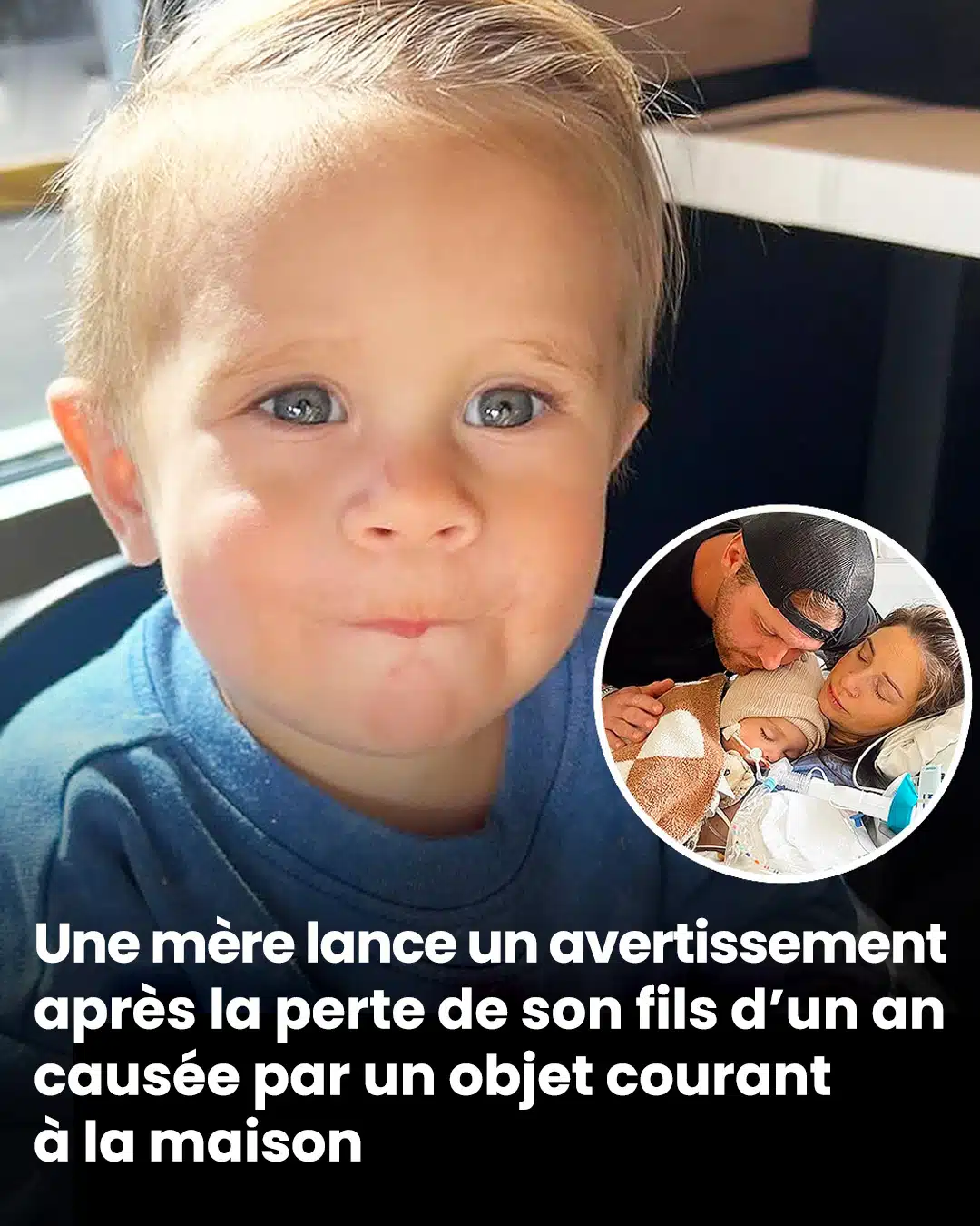 Une mère lance un avertissement après la perte de son fils d’un an causée par un objet courant