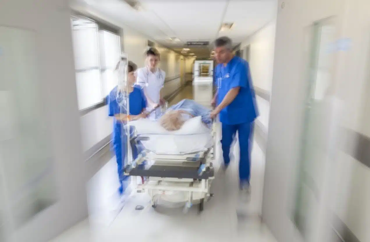 Service d'urgences hospitalières