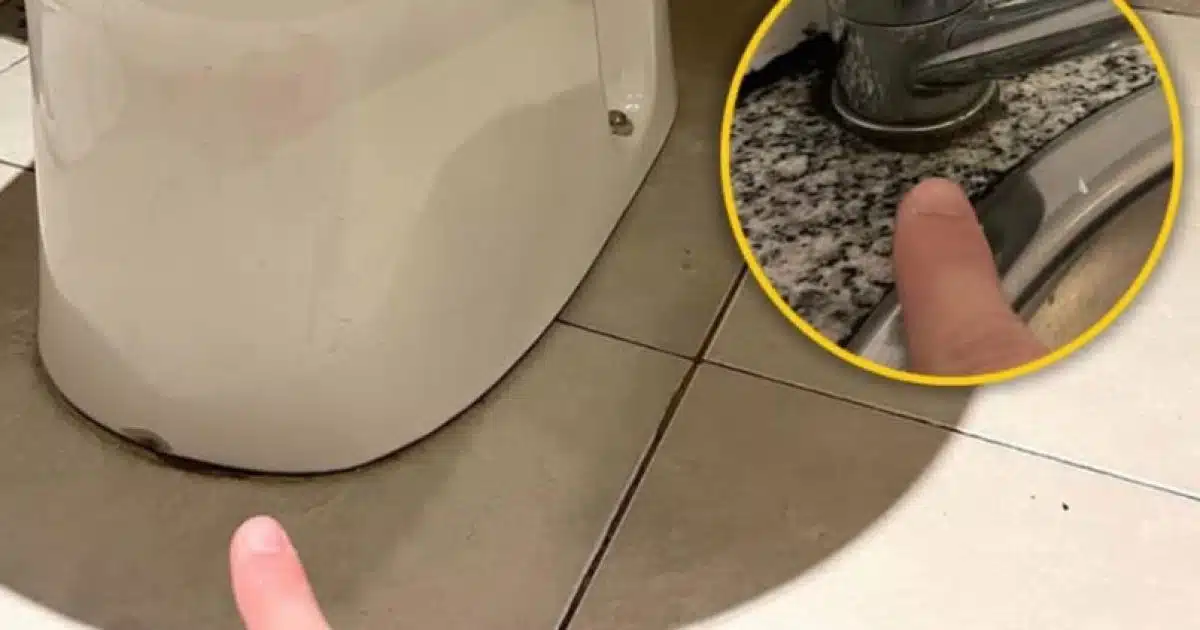 Utilisez cette méthode pratique pour éliminer les traces noires autour de votre robinet ou de vos toilettes