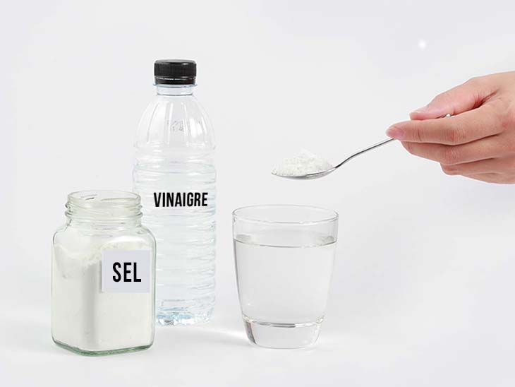 Vinaigre et sel - source : spm
