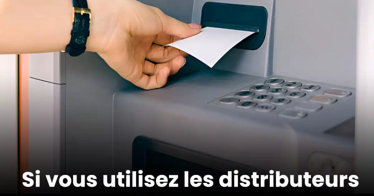 Voici pourquoi il ne faut plus récupérer les reçus en papier au distributeur automatique