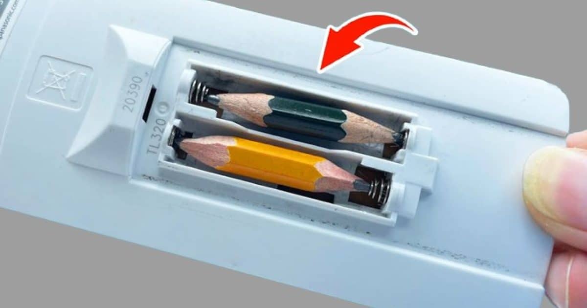 Vous n'achèterez plus jamais de piles pour votre télécommande après avoir découvert cette idée géniale
